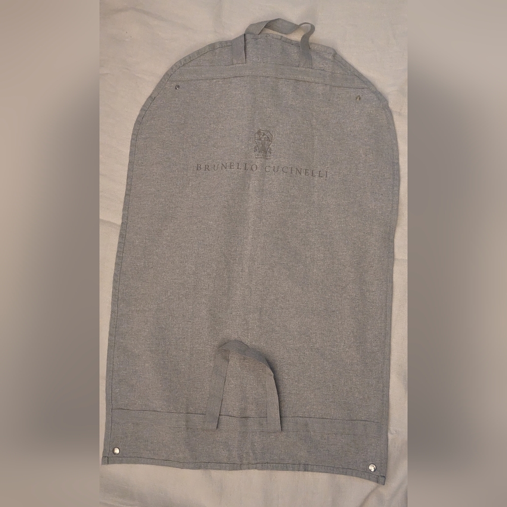 BRUNELLO CUCINELLI Garment Bag Cover Travel  100% Cotton NWOT